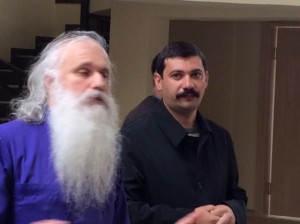 The Bishop and the Yezidi spiritual leader.