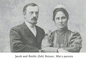 Mia Reimer's parents - Jacob and Emile
