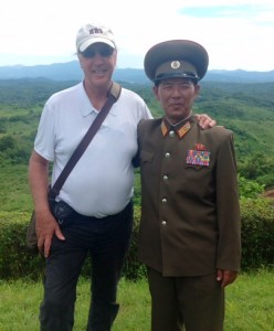 Photo with Senior Military Officer