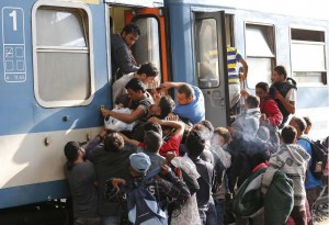 Blog Post 17 - People pushing onto train