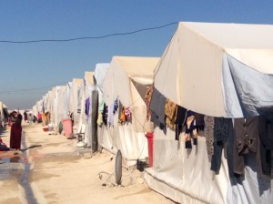 Yezidi refugee camps - cleanliness is a virtue.
