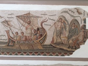 Roman mosaic in Bardo Museum. Tunis was once the second city in the Roman Empire.