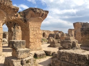 The Roman baths at the old Carthage - largest in the roman world when built.